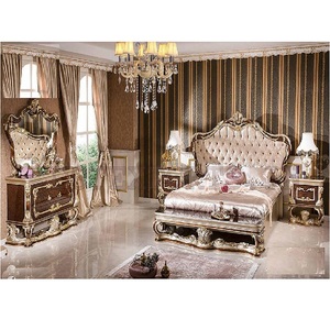 Muebles de dormitorio de estilo americano con acabado de nogal, conjunto de muebles de dormitorio de calidad Premium, muebles de dormitorio turco en nogal - Product Image 1