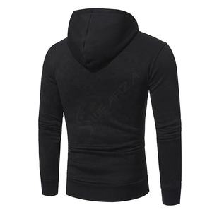 OEM Plain Pullover Hoodies Casual 100% Cotton Fleece Thick Long Sleeves Hoodies Stylish Pullover Hoodies pour hommes - Product Image 6