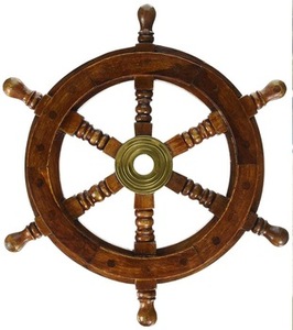 เรือล้อ12นิ้วตกแต่งผนังไม้ - Product Image 5