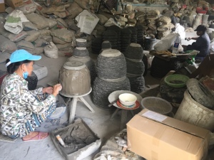 Modern Eco-Friendly Stacked Concrete <b>Planters</b> in Grey/Black/<b>White</b> Set of 2/3 for Indoor/Outdoor Garden Use - Product Image 6