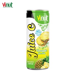 Jus d'ananas tropical sans sucre en conserve 250 ml, OEM ODM Marque privée - Product Image 1