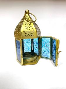 Nuevo diseño marroquí oriental Metal/linterna de vidrio para decoración del hogar interior y exterior para bodas y celebraciones navideñas - Product Image 2