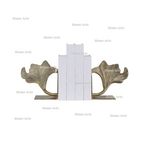 Sujetalibros de aluminio de color dorado de diseñador, forma y tamaño personalizados, sujetalibros, soporte de libro para accesorios de decoración del hogar - Product Image 1