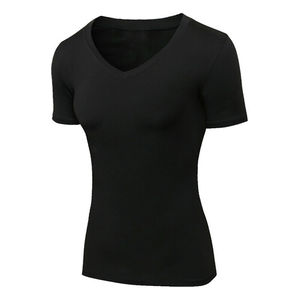 Camiseta deportiva de compresión para mujer, blusa ajustada para gimnasio, Yoga y Fitness, material de alta calidad y estampado - Product Image 5