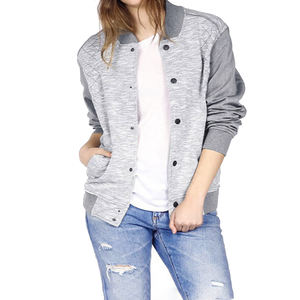 Chaqueta de manga larga con diseño personalizado para mujer Letterman con cuello levantado Transpirable Temporada de invierno Venta Color personalizable - Product Image 1