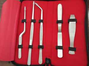 GREEN SWIFT INDUSTRIES Nouvelle condition Pinces de cuisine culinaires en acier inoxydable Set de pinces à épiler offset pour chef Ustensiles en métal - Product Image 3