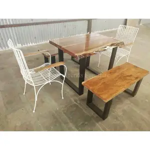The European And American Style Fashion And Beautiful Outdoor Garden Table And Chairs And Bench