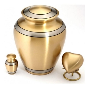 Urna de Metal para adultos, urna de Metal de latón para cremación, urna funeraria - Product Image 3
