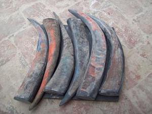 Tamaño personalizable Artesanías naturales Búfalo Punta de cuerno crudo Color negro natural para proyectos de cuerno de estilo animal único Lámpara de sal - Product Image 4