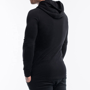 Sudadera con capucha para hombre, de alta calidad, con cremallera completa, logotipo personalizado, algodón, bordado pesado - Product Image 3