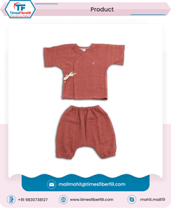 Conjunto de pijamas de algodón para bebés, ropa de dormir cálida para bebés, animales y niñas, de seda acanalada, desde la India suministro a granel, venta al por mayor - Product Image 3