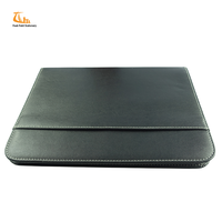 Venta al por mayor, clásico, A4, personalizado, cuero PU, cartera ejecutiva, carpeta de archivos Padfolio