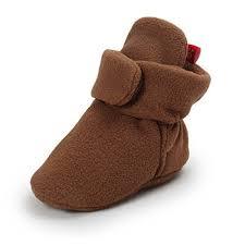 CPSC-Botines de algodón orgánico para bebés recién nacidos, zapatillas de algodón, a la moda - Product Image 3