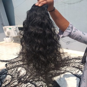 100% Virgin Cuticle Aligned Straight Human Hair Extensions Unprocessed Weave Bundles From India Soft Hand Feeling - Product Image 5