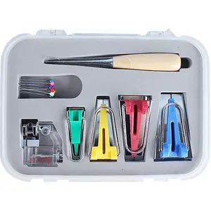 Machine Tools Binding Sew Multifunction Sewing Bias Tape Maker Set DIY Patchwork Quilting Tool