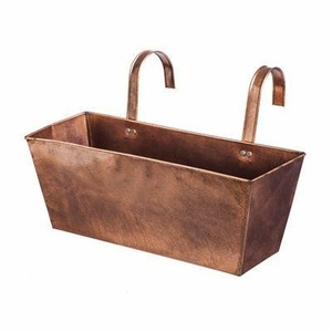 Décoration extérieure rectangulaire grande boîte de jardinière en métal Kit en aluminium pour légumes fleurs de l'inde - Product Image 6