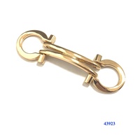 En gros en métal chaîne de chaussures hommes en cuir chaussure boucle accessoires