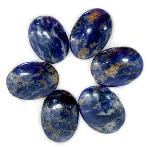 Vente en gros de pierre précieuse sodalite polie cristal naturel pierre de palmier agate semi-précieuse pour la guérison énergétique style mascotte reiki - Product Image 1