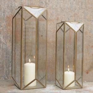 <b>Brass</b> Geometric Vintage <b>Lantern</b> Antique Luxury Modern Indoor Elegant and Beautiful - Product Image 1
