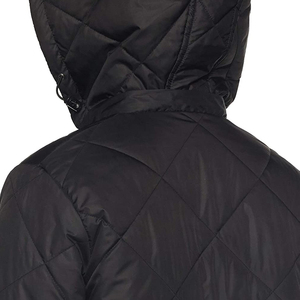 แจ็คเก็ตปักเป้าสีดำสบายผ้าไนลอนซิปขึ้นสวมใส่สบายแจ็คเก็ตปักเป้าสำหรับขาย - Product Image 4