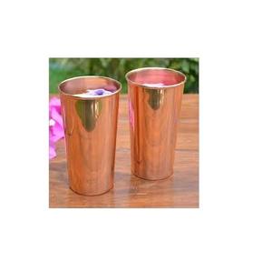 Verre à eau et à jus en cuivre, de qualité supérieure, taille moyenne, martelés, meilleur poli, pour bac à eau - Product Image 4