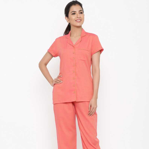 Conjunto de pijama de algodón personalizado, venta al por mayor, regalo para parejas, regalo de aniversario - Product Image 1