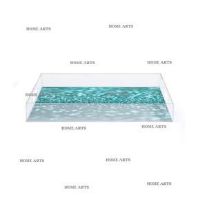 Plateau à thé et café en acrylique de meilleure qualité plateau de service en chocolats de taille personnalisée de forme rectangulaire pour les meilleures ventes - Product Image 5