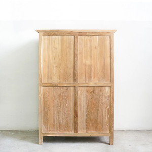 High Quality Natural Rattan and Wood <b>Cabinet</b> Kitchen Storage Made in Vietnam - Product Image 4