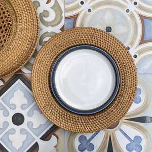 Placas de cargador de ratán, Mantel Individual de ratán - Product Image 4