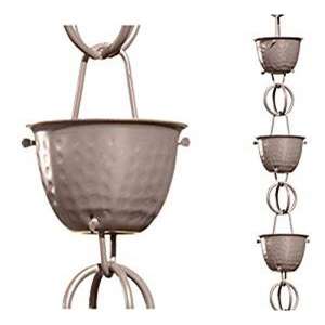 Cadenas de lluvia de metal galvanizado para decoración de hogar y jardín - Product Image 4