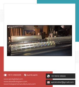 Película holográfica transparente con logotipo personalizado de revestimiento ZNS - Product Image 5