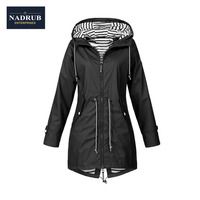 Femmes Imperméable Coupe-Vent En Plein Air Pour Camping Cyclisme Équitation Poncho de Pluie Veste de Pluie À Capuche