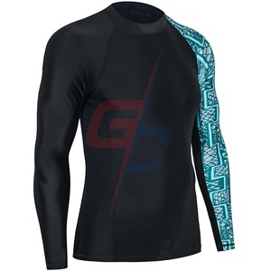 Protección solar UV UPF 50 + para hombre, protector contra sarpullido, mangas largas, proveedor - Product Image 5