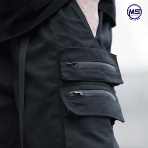 Short Cargo pour homme, short Streetwear décontracté, demi-survêtement, 100% coton, prix d'usine - Product Image 4