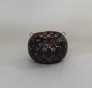 Premium Style Handmade Metal <b>T</b>-<b>Light</b> Hanging Lantern Different Shape Hanging Lantern Decoration Hollow Out Fancy <b>Candle</b> Holder - Product Image 5