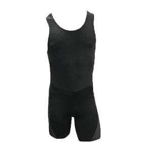 Ropa Deportiva Sublimada con Logotipo Personalizado, Singlet de Lucha Reversible para Hombre, Diseño Sólido, Talla Grande, Transpirable e Impermeable - Product Image 1