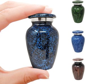 Suministros funerarios, diseño tallado a mano, urna de cremación de Metal para cenizas, urna funeraria de tamaño personalizado de Metal para adultos - Product Image 3