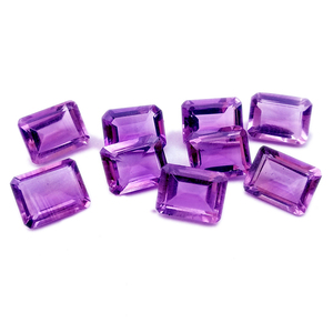 Pierres précieuses calibrées en vrac améthyste violette meilleure vente pierre de naissance naturelle février forme rectangulaire pour la fabrication de bijoux - Product Image 3