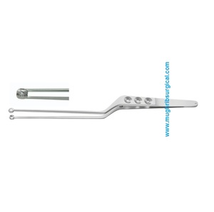 Yasargil Tumor Fórceps Mandíbula dentada Dia 5mm 20cm Instrumentos quirúrgicos Fabricante y exportador - Product Image 4