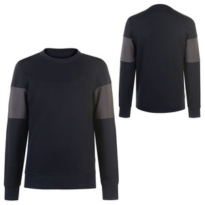 Sweat-shirt surdimensionné avec logo personnalisé pour hommes, pull-over surdimensionné avec lettres gaufrées, à la mode - Product Image 5