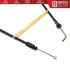 BDP666ประตูด้านในปล่อยล็อคสลัก Bowden สายเคเบิล8200182967ซ้ายประตูบานเลื่อนสำหรับ Kangoo MK1. ความยาวสายเคเบิล: 640มม. - Product Image 3
