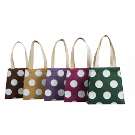 กระเป๋าผ้าฝ้ายปอกระเจาหลากสีสำหรับผู้หญิงกระเป๋าหูรูดสะพายไหล่ด้านล่างแบบโค้งมนสไตล์ธรรมชาติเป็นมิตรกับสิ่งแวดล้อม - Product Image 4