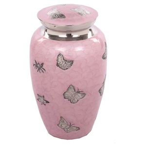 Urna de cremación clásica de mariposa para adultos, urna de cremación de cenizas funerarias de Metal, de estilo americano/europeo - Product Image 3