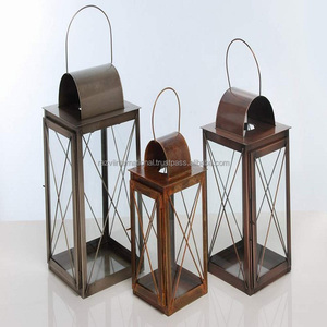 Linterna decorativa colgante vintage con portavelas de metal hecho a mano, hermosos tarros de velas, categoría de producto - Product Image 1