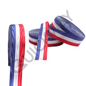 Al por mayor logotipo personalizado impreso algodón e hilo tela medalla personalizada Moire cintas para ocasiones ceremoniales - Product Image 6