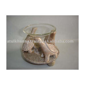 Lampes aromatique en pierre de savon, brûleurs d'huile - Product Image 1