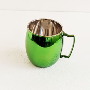 Hot Sell Black Nickle Moscow Mule Mug Cocktail Hammer Copper Plated Cup - Product Image 3