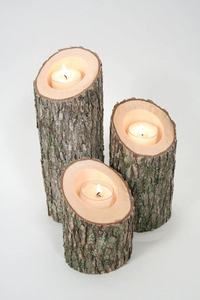 Bougeoir en bois pour décoration de mariage Bougies et bougeoirs en bois Produits Offre Spéciale - Product Image 4