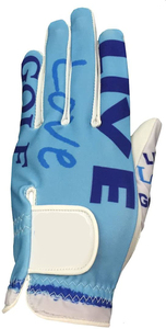 Gants de golf imprimés pour gaucher avec paume en cuir Cabretta pour unisexe - Product Image 5