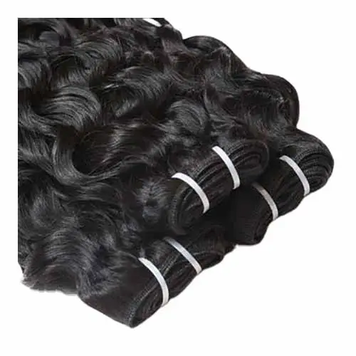 Indian Curly Hair Bundles 100% Virgin Indian Remy Temple Hair From India By HAMDAAN IMPEX